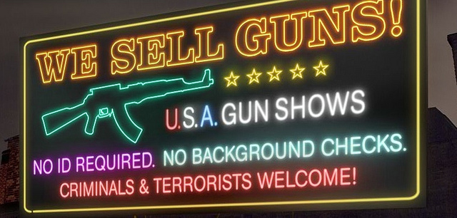 gun sales sign